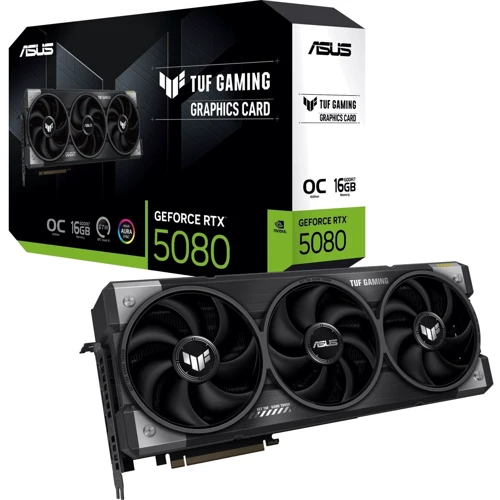 Видеокарта ASUS TUF GeForce RTX5080 16GB OC GAMING (TUF-RTX5080-O16G-GAMING) UA