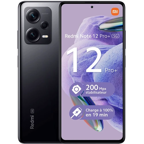 Смартфон Xiaomi Redmi Note 12 Pro Plus 5G 8/256Gb Obsidian Black Approved Витринный образец