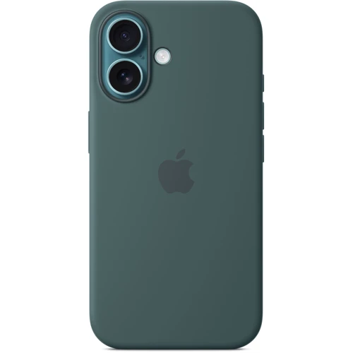 Чехол для iPhone Apple iPhone 16 Silicone Case with MagSafe - Lake Green (MYY83ZM/A): Цвет зеленый