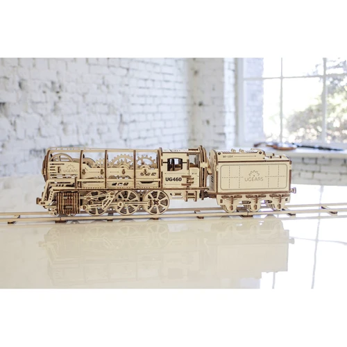 Механічний 3D пазл UGEARS "Локомотив з тендером" (70012) фото 6