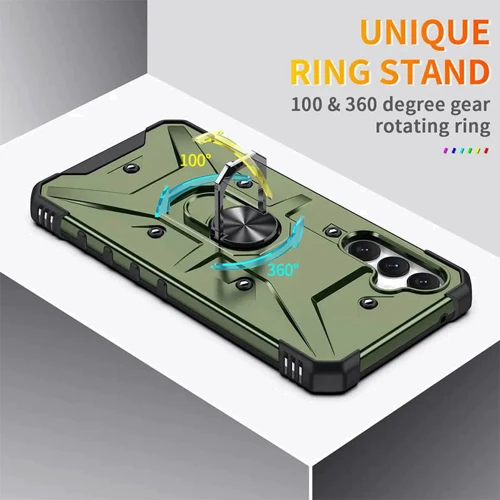 Аксессуар для смартфона Mobile Case Pathfinder Ring Army Green for Samsung A155 Galaxy A15 4G / A156 Galaxy A15 5G: Тип накладка на заднюю часть