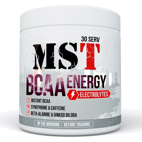 Амінокислота для спорту MST Nutrition BCAA Energy 330 g /30 servings/ Lemon