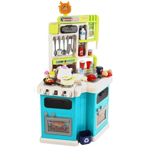 

Кухня детская Home Chef: 113 аксессуаров, звук, свет, рабочий кран, парогенератор, посуда (922-180)