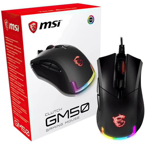 Мышь MSI Clutch GM50 Black (S12-0400C60-PA3) фото 8