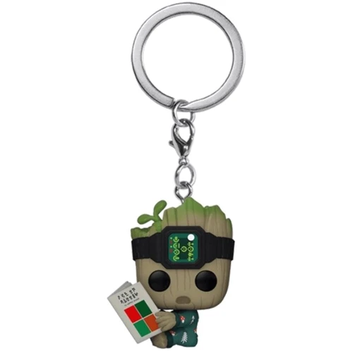 Игровая фигурка на клипсе FUNKO POP! серии Я есть Грут - Грут с книгой (70647)