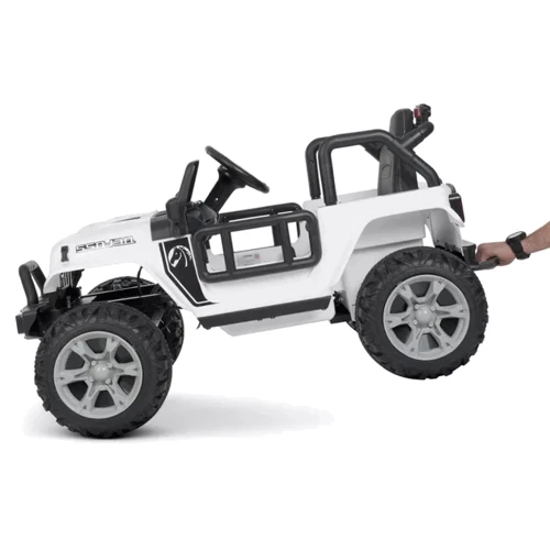 Детский электромобиль Джип Bambi Racer белый (M 4282EBLR-1): Материал корпуса пластик