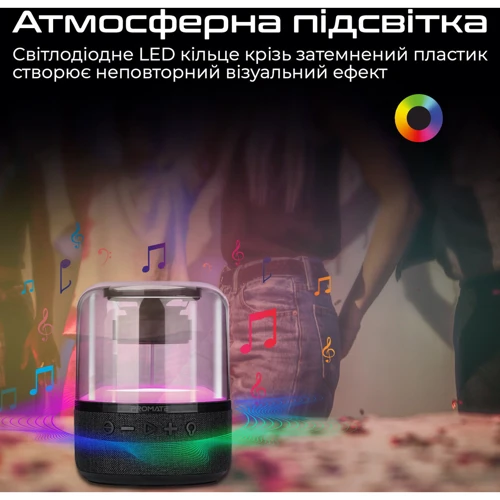 Акустика Promate Glitz-L Black (glitz-l.black): Тип настольная