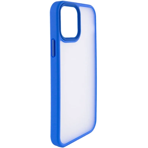Чохол для iPhone Mobile Case TPU+PC Metal Buttons Light Blue для iPhone 13: Колір голубой