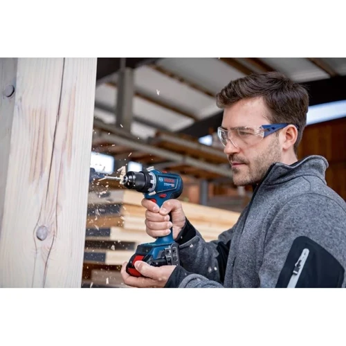 Дрель-шуруповерт аккумуляторный Bosch GSR 18V-90 C (06019K6002): Тип патрона быстрозажимной
