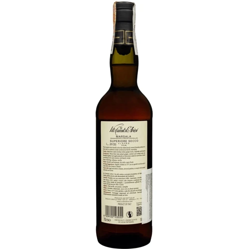 Вино Curatolo Arini Marsala 5 yo Superiore Secco белое сухое 0.75 л (FSH_8009720103055): Страна производитель Италия