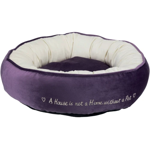 Лежак Trixie Pet's Home d50 см пурпурный/кремовый с сердечком (4011905374888): Тип Лежак