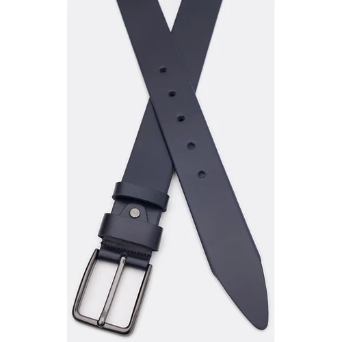 Чоловічий ремінь Borsa Leather синій (115v1fx65-navy): Стать Мужской