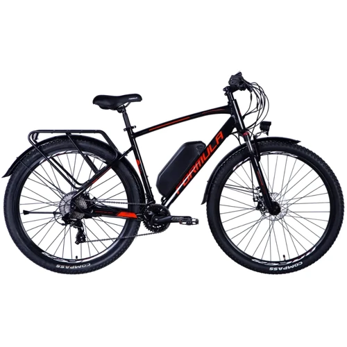 Велосипед с электроприводом 28" AL Formula eCURSOR MAN DD рама-20" 48B 12.5 Ач 500Вт черный 2024 (ELB-FR-28-013)