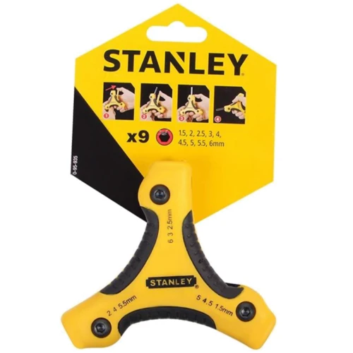 Набір шестигранних ключів Stanley 0-95-935: Призначення набору Для домашнего использования