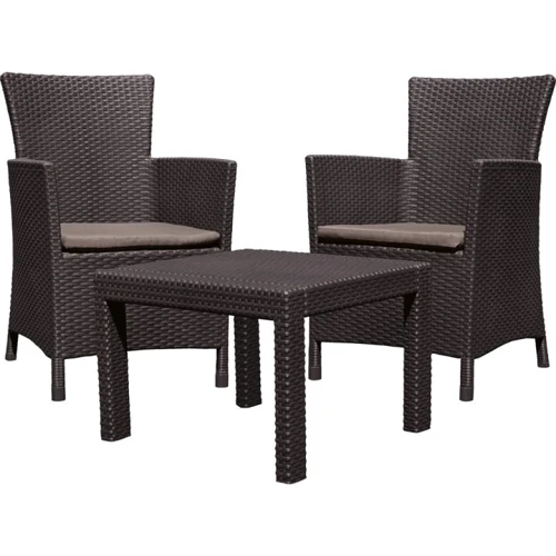 Комплект мебели Allibert Rosario balcony Set коричневый (8711245130422)
