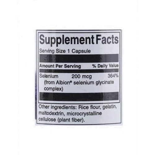 Swanson Ultra Selenium Complex 200 mcg Селен 90 капсул: Тип Селен