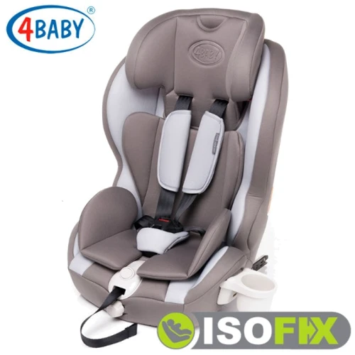 Автокрісло 4Baby 1/2/3 Star-Fix Grey (сірий)