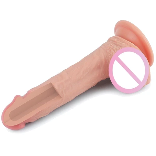 Фаллоимитатор LoveToy Dual-Layered Silicone Cock 8.5" Flesh