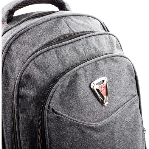 Чоловік рюкзак Valiria Fashion сірий (3DETBU12314-9): Застібка Блискавка