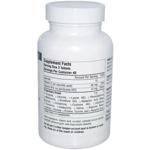 Source Naturals Amino Day 1,000 mg 120 Tabs Амино День: Тип комплексні