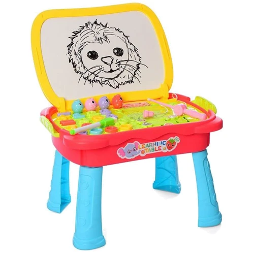 Игровой столик METR+ 0503MR мольберт и рыбалка (Красный): Производитель Metr+