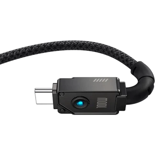 Кабель Baseus Cable USB-C to USB-C Unbreakable Series Fast Charging 100W 2m Black (P10355800111-01) фото 4