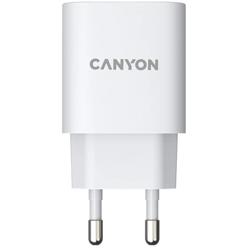 Зарядное устройство Canyon Wall Charger USB+USB-C H-20-04 20W White (CNE-CHA20W04)