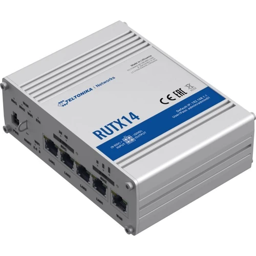 Провідний маршрутизатoр Teltonika RUTX14 Cat12: Інтерфейс підключення (WAN-порт) 1x10/100/1000