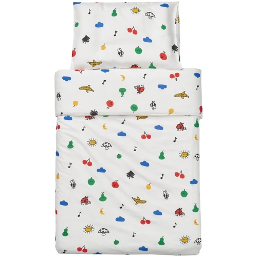 Пододеяльник с наволочкой ІКЕА GRÖNFINK 110х125/35х55 см (005.723.77)