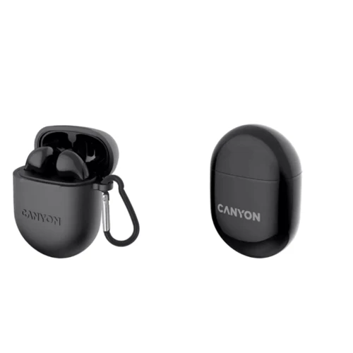 Наушники Canyon TWS-6 Black (CNS-TWS6B): Тип крепления без креплений