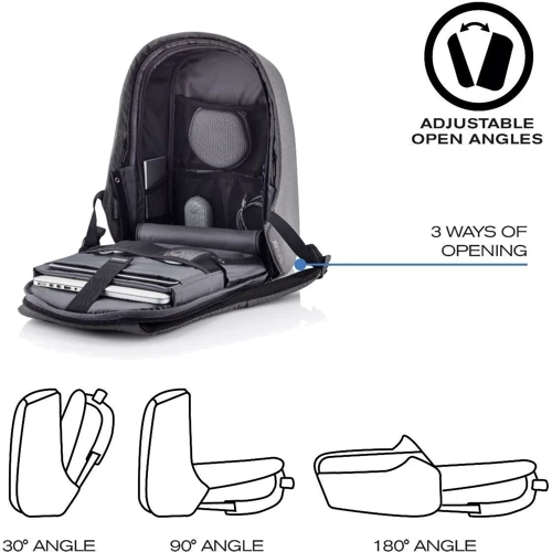 XD Design Bobby Hero XL Backpack Grey (P705.712) for MacBook Pro 15-16" фото 21
