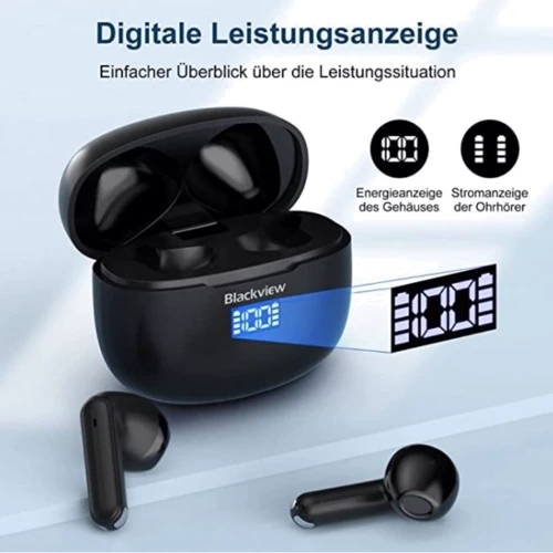 Наушники Blackview AirBuds 7 Black: Тип конструкции вкладыши