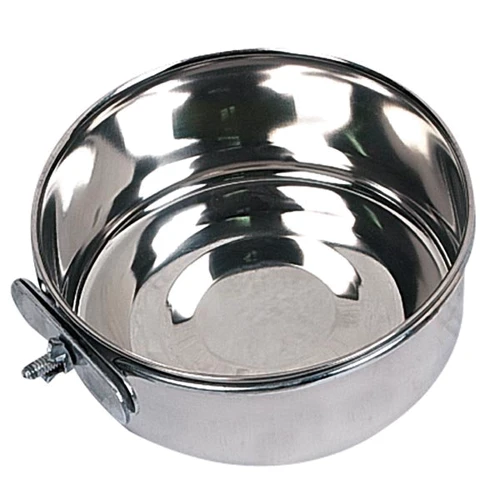 Кормушка для грызунов и птиц Flamingo Feeding Bowl With Nut навесная с гайкой 0.98 л 15 см