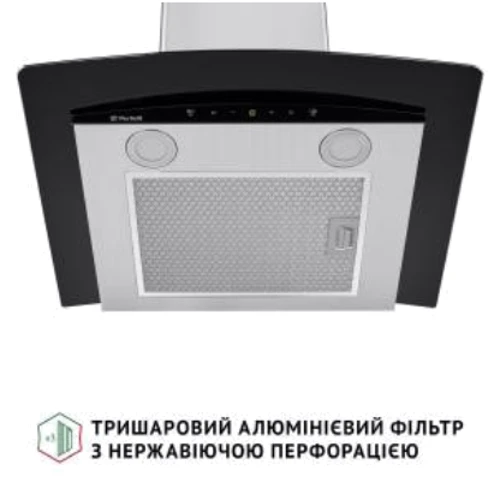 Вытяжка Perfelli GRASSI 6PWX INOX: Материал корпуса нержавеющая cталь/стекло