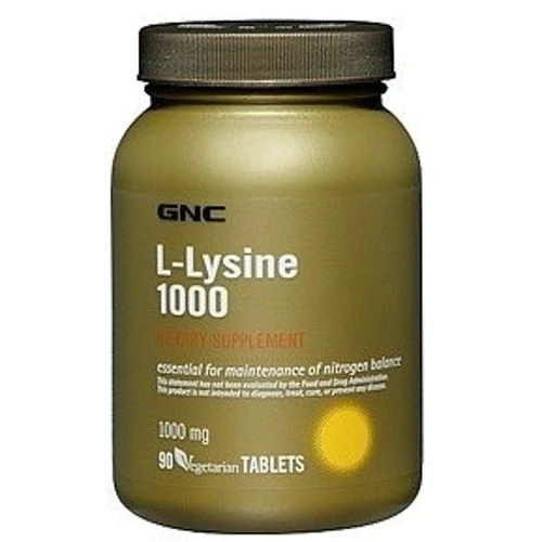 Аминокислота для спорта GNC L-lysine 1000 90 tabs
