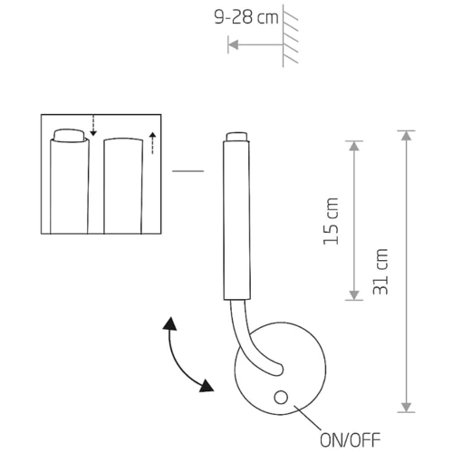 Бра Nowodvorski 38350 Stalactite G9 1x10W IP20 Wh