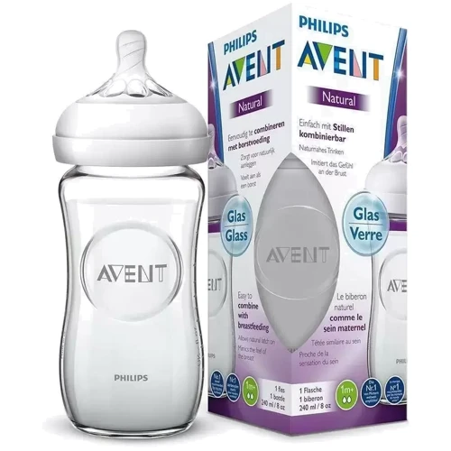Бутылочка для кормления Philips AVENT Natural стеклянная 240 мл (SCF053/17) фото 10