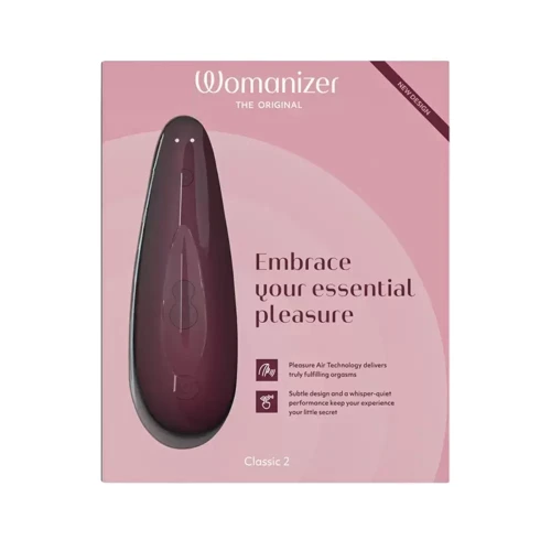 Вакуумный клиторальный стимулятор Womanizer Classic 2 Bordeaux