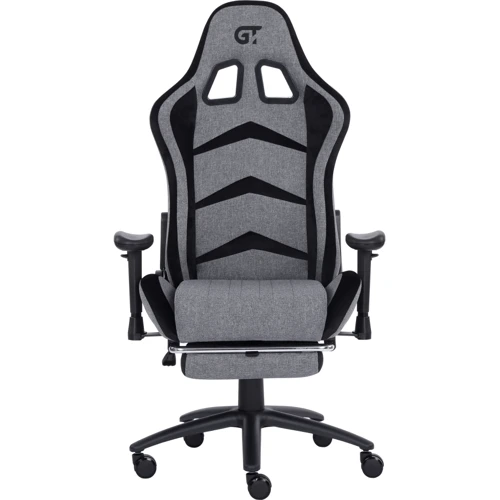 Ігрове крісло GT Racer X-2534-F Fabric Gray/Black Suede	 фото 3