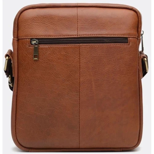 Мужская сумка планшет Borsa Leather коричневая (K15210-brown): Страна производитель Тайвань