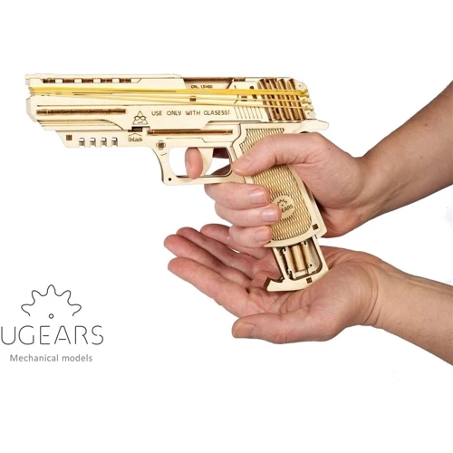 Механічний 3D пазл UGEARS "Пістолет Вольф-01" (70047) фото 9