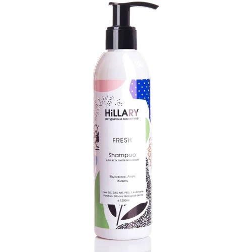 HiLLARY FRESH Shampoo 250 ml Натуральный шампунь для всех типов волос