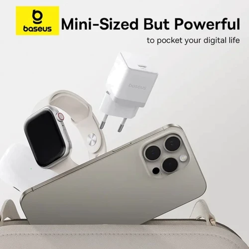 Зарядное устройство Baseus USB-C Wall Charger Palm 1C 20W White (P10111602213-00) фото 7
