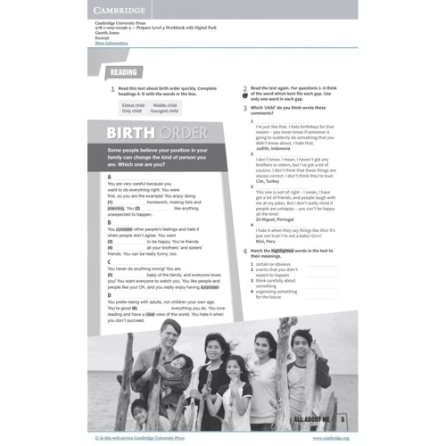 Prepare! Updated 2nd Edition 4: Workbook with Digital Pack: Виробник Cambridge University Press