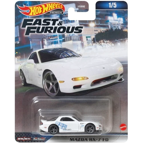 Колекційна машинка Hot Wheels Mazda RX-7 FD серії Форсаж (HNW46/HKD22): Матеріал Пластик, Металл