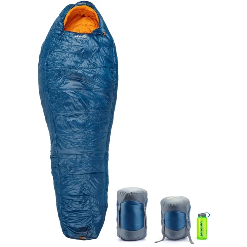 Спальный мешок Pinguin Spirit (-5/-12°C) 195 см - Left Zip Blue (PNG 232448) 2020: Ширина в плечах 85 см