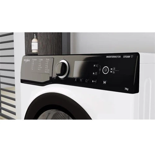 Пральна машина Whirlpool WRSB 7238 BB EU: Завантаження білизни (прання), кг 7