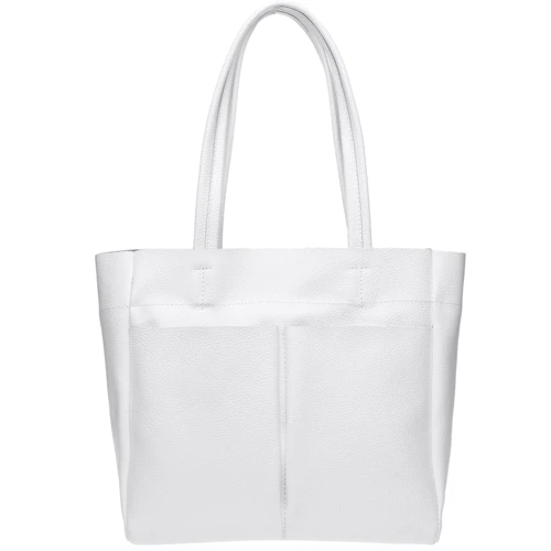 Женская сумка шоппер Ricco Grande белая (1L926-white)