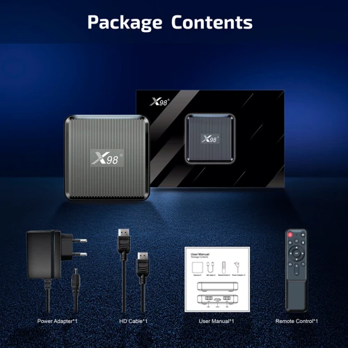 Приставка Smart TV X98Q (2GB/16GB): Графічний процесор (GPU) Mali-G31 MP2