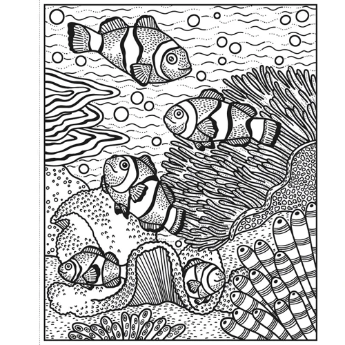 Coral Reef Magic Painting Book / Книга-раскраска Магия коралловых рифов: Производитель Usborne